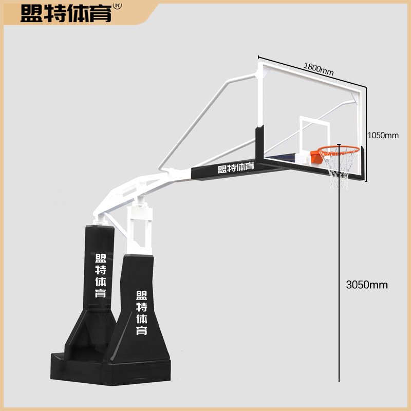 电动液压升降篮球架